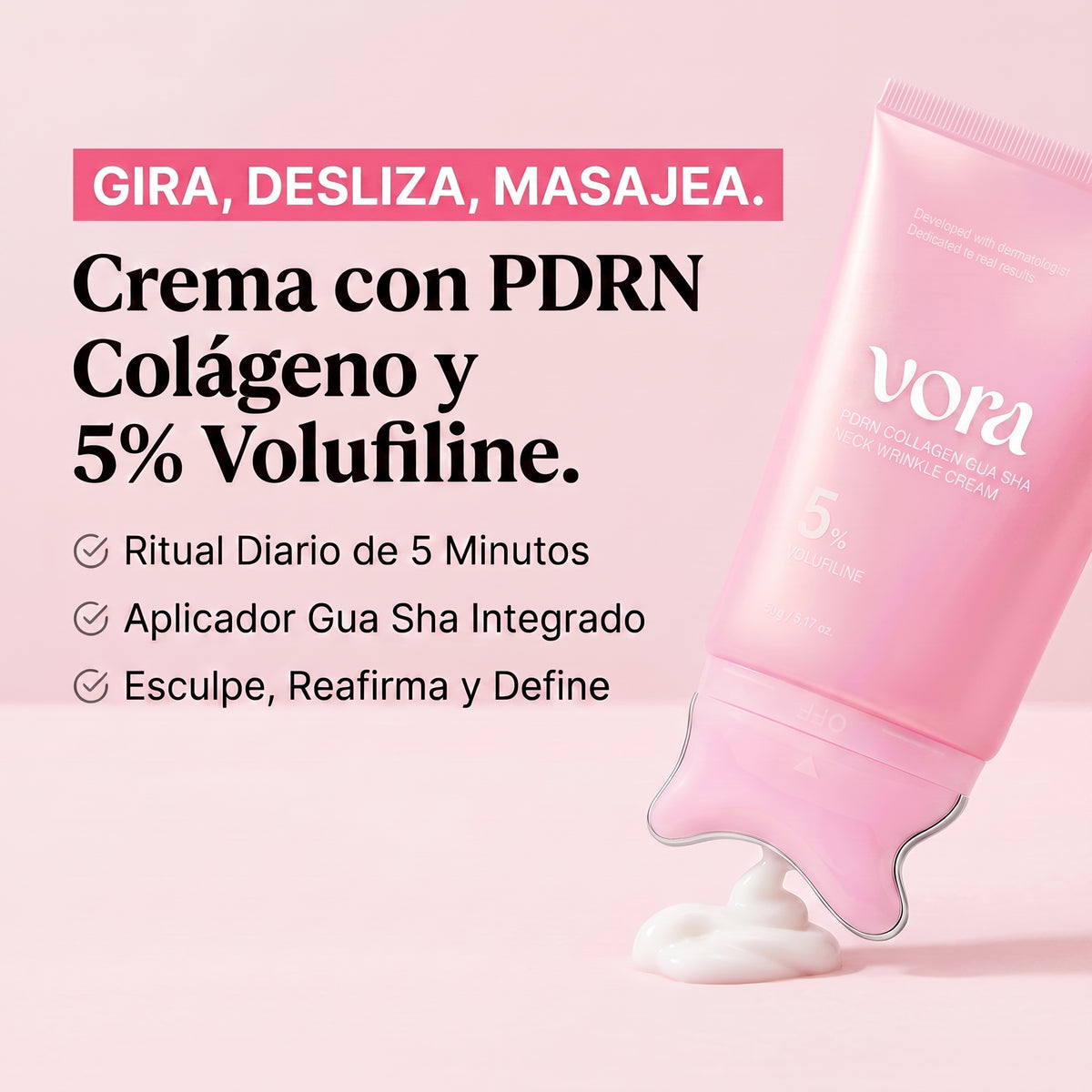 Crema Gua Sha PDRN Collagen +5% Volufiline
